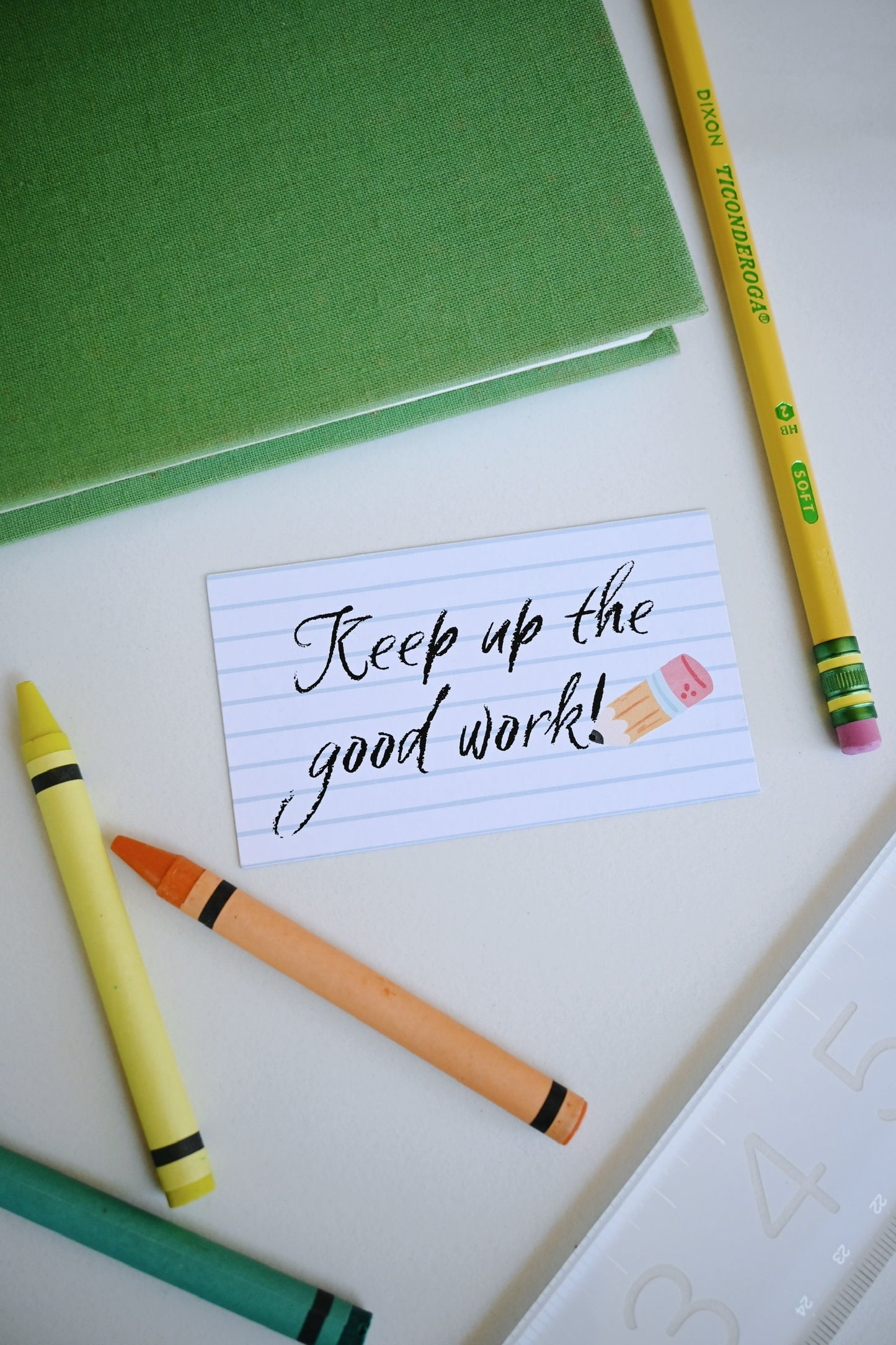 "Keep Up The Good Work" - Gift Tag for Teachers, Students (set of 5)