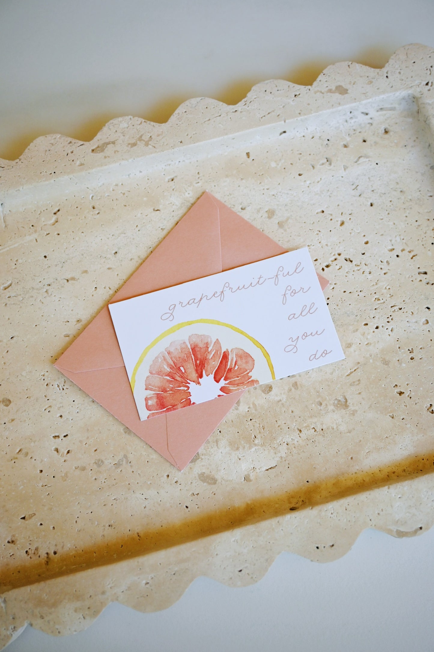 Fruit Themed Gift Card Tags - Set of 5 (includes envelopes)