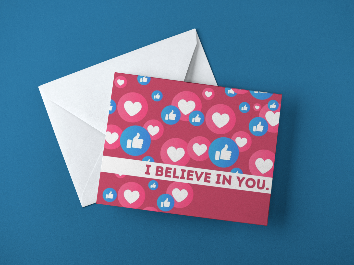 I Believe In You Emoji Notecard