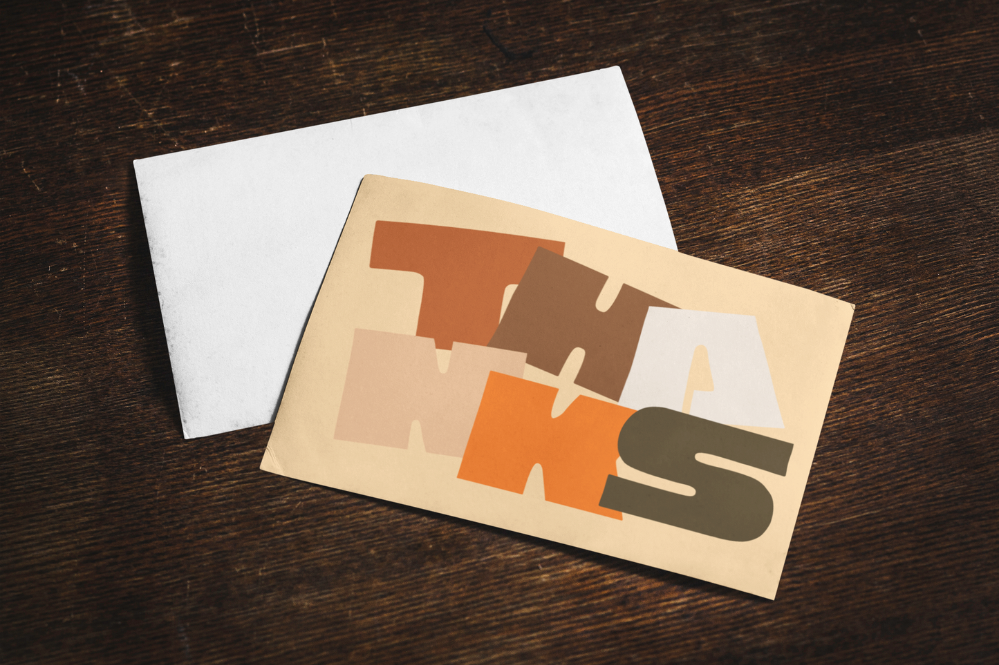 THANKS Notecard with Envelope