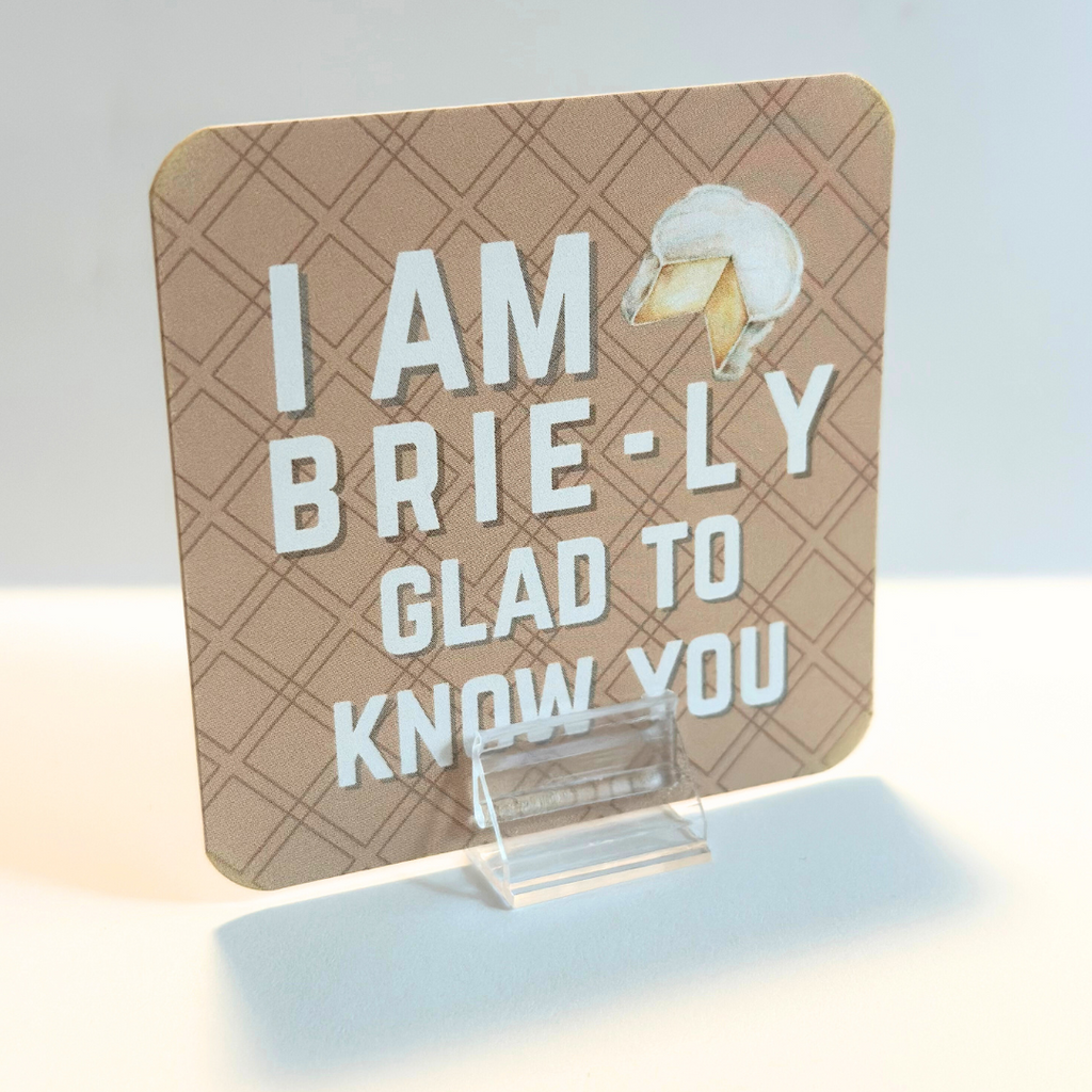 CharCUTErie Cards- Set of 10 with stands