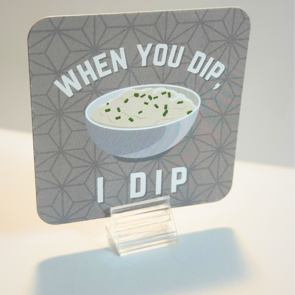 CharCUTErie Cards- Set of 10 with stands