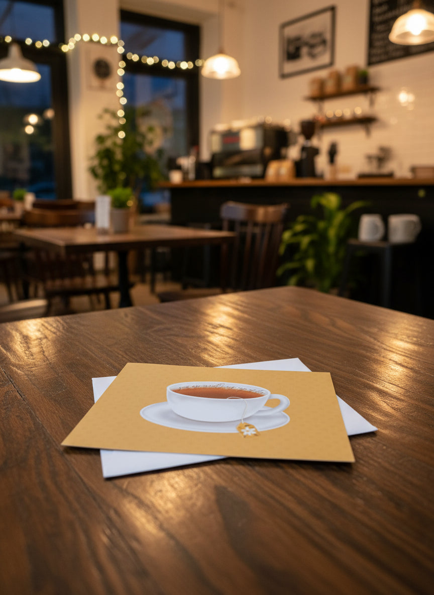 You Are Exactly My Cup of Tea Notecard
