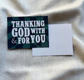 Thanking God With and For You Notecard
