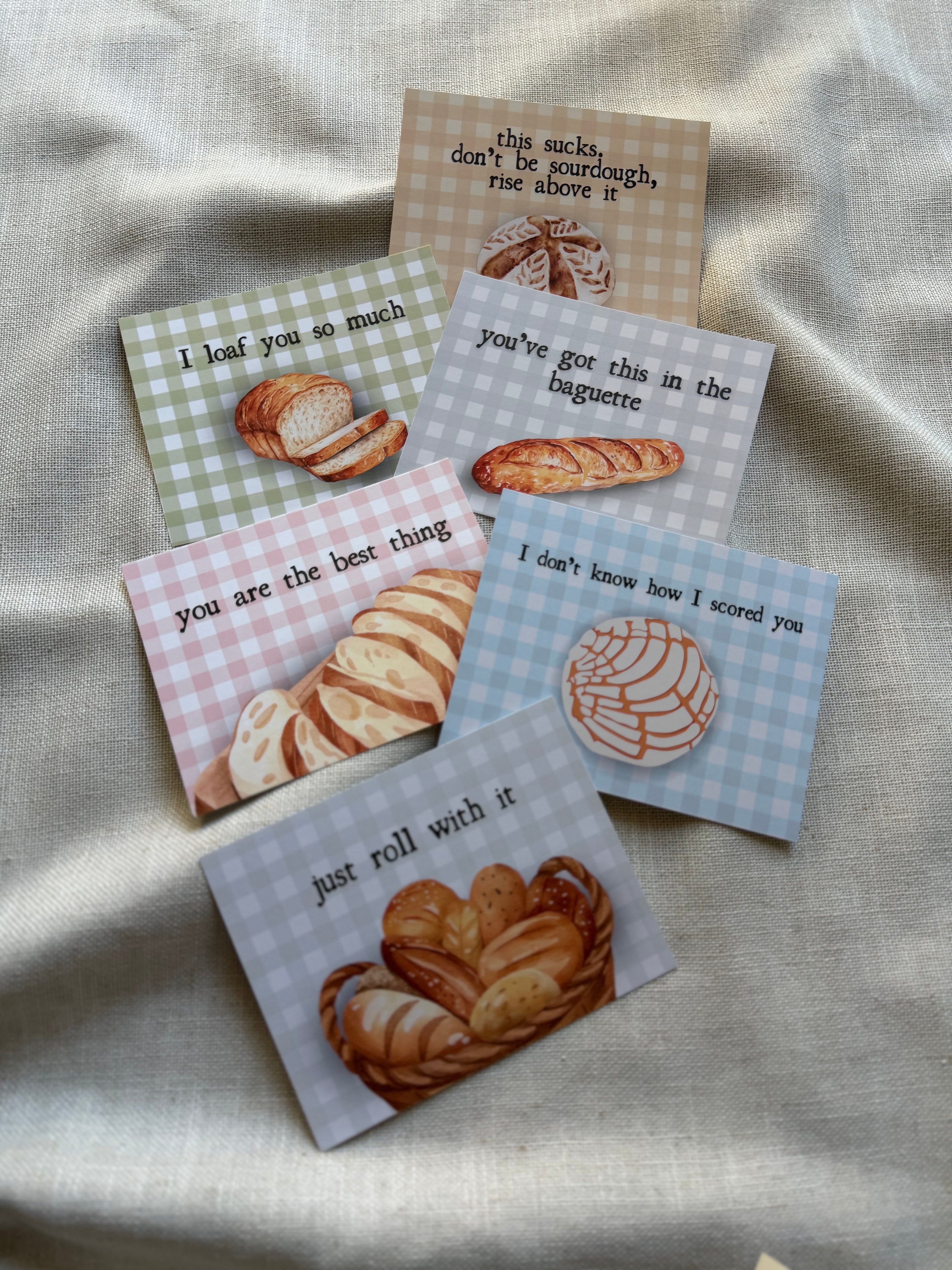 Breadwinner Notecard Set of 6