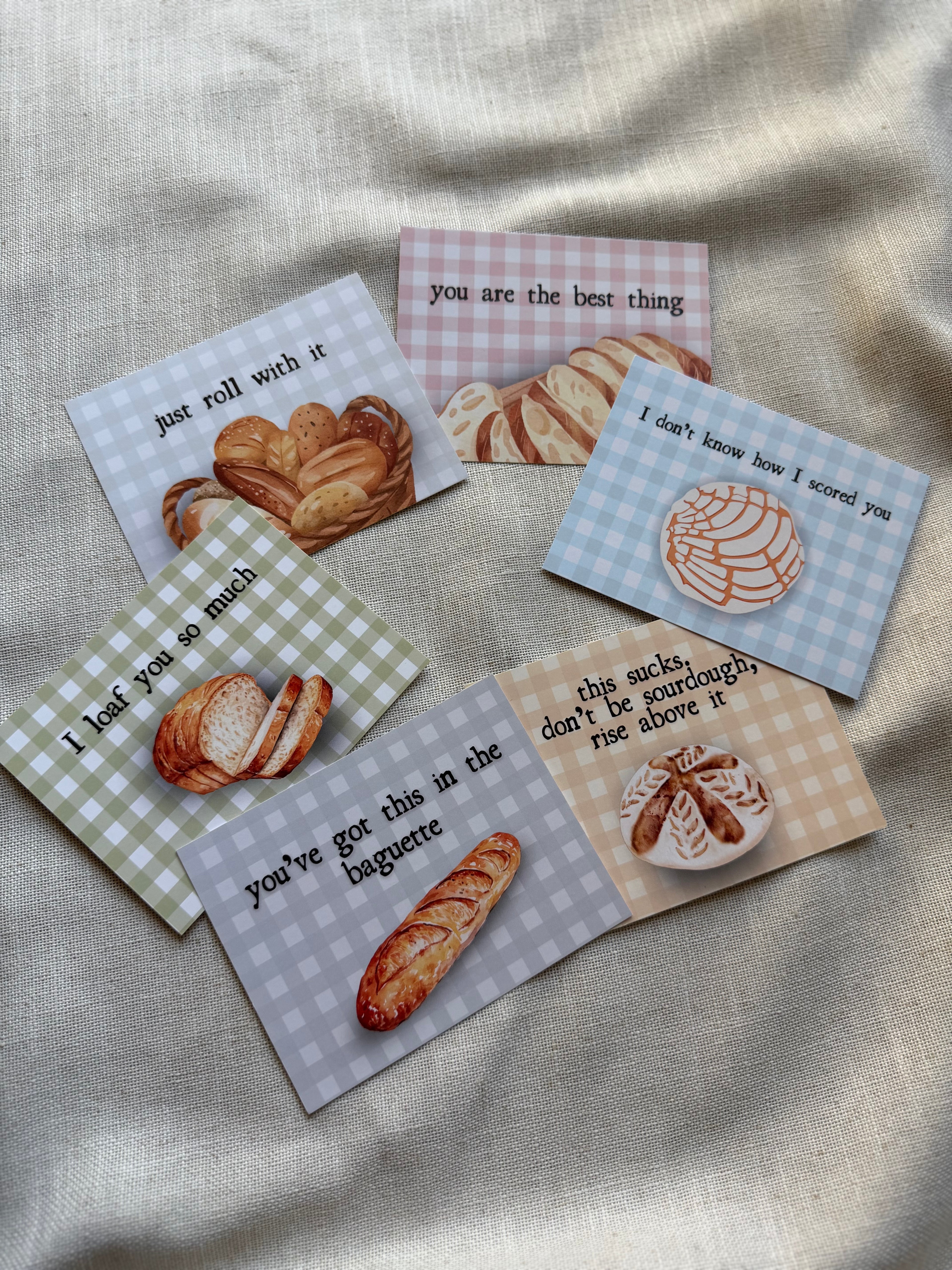 Breadwinner Notecard Set of 6