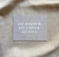 He Knows He Cares So Do I Notecard
