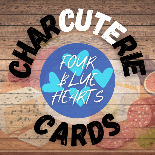 CharCUTErie Cards- Set of 10 with stands