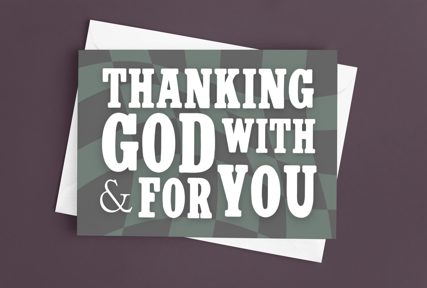 Thanking God With and For You Notecard (set of 5)