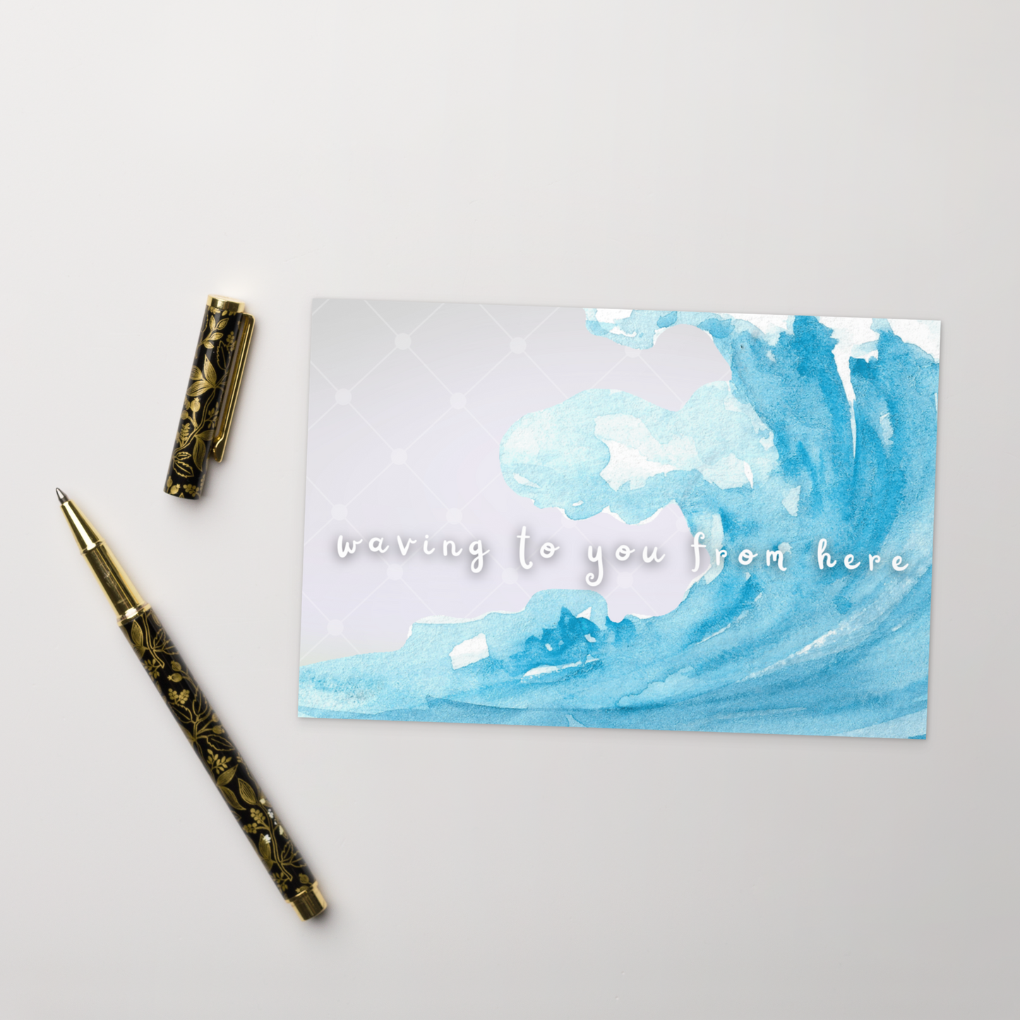 Waving To You From Here Notecard